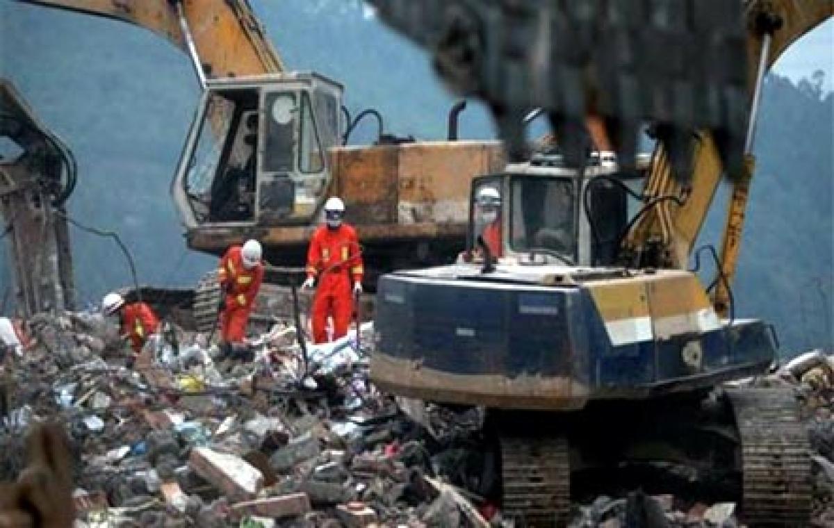 Miracle! Chinese man buried for 60 hours after landslide survives