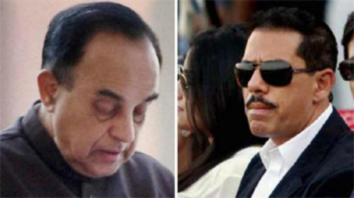 Robert Vadra bats for waiters, flays Subramanian Swamy’s remarks