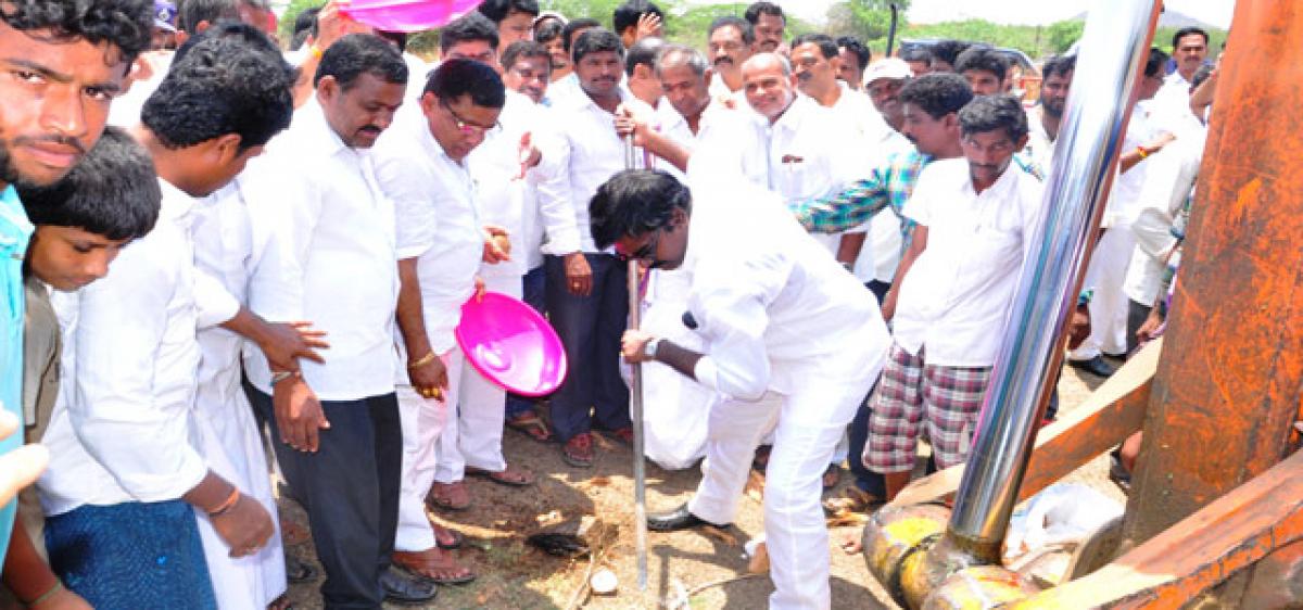 Restoration of tanks helped farmers: Khammam MLA Puvvada