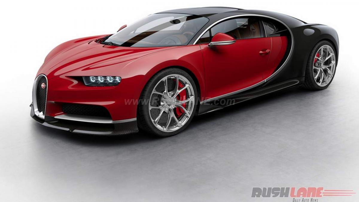 How the Bugatti Chiron hypercar would look in different colours