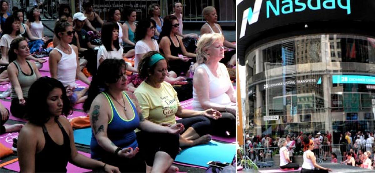 Mind over madness marks Yoga Day in New York