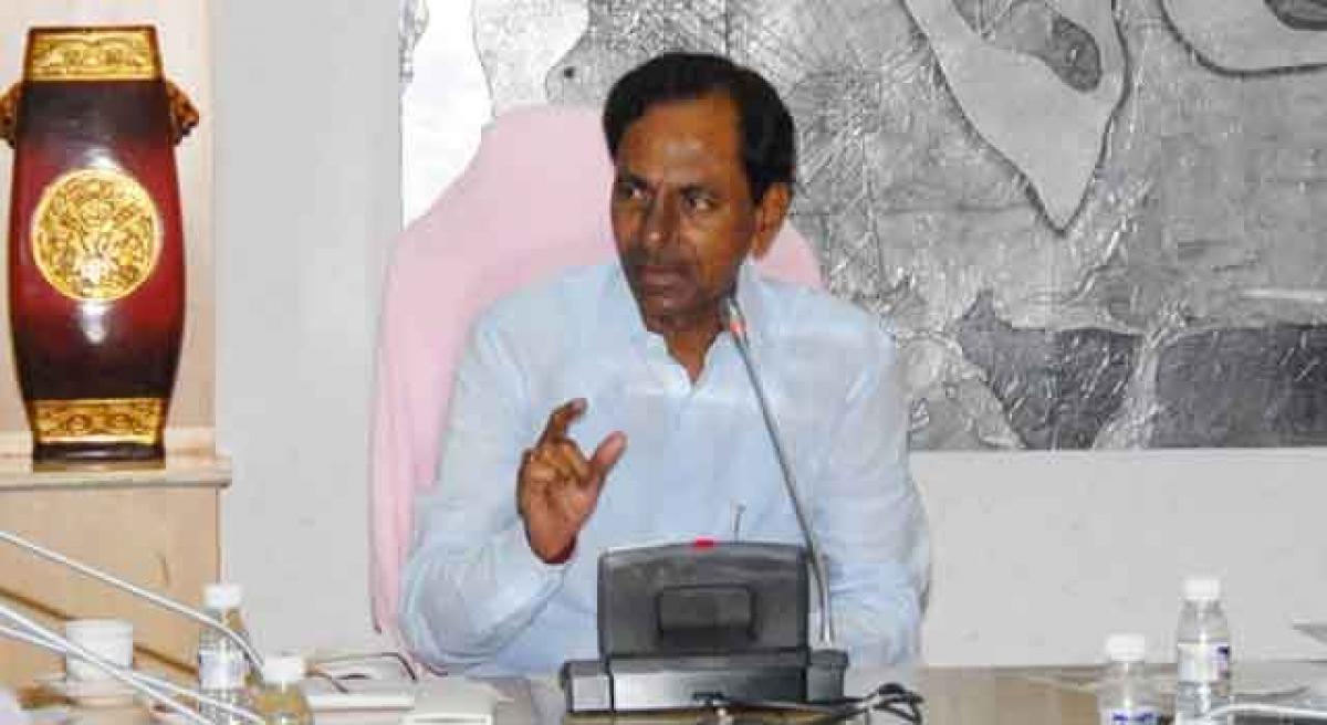 KCR reviews irrigation project works