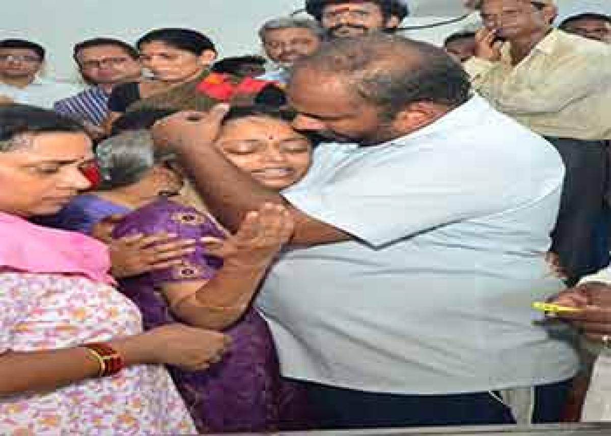 Hundreds bid tearful adieu to Adithi