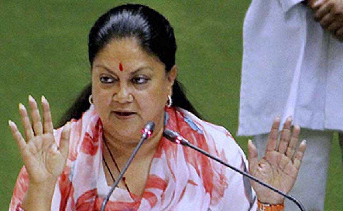 Cow Vigilantism, Hate Crimes Shows State In Bad Light: Vasundhara Raje