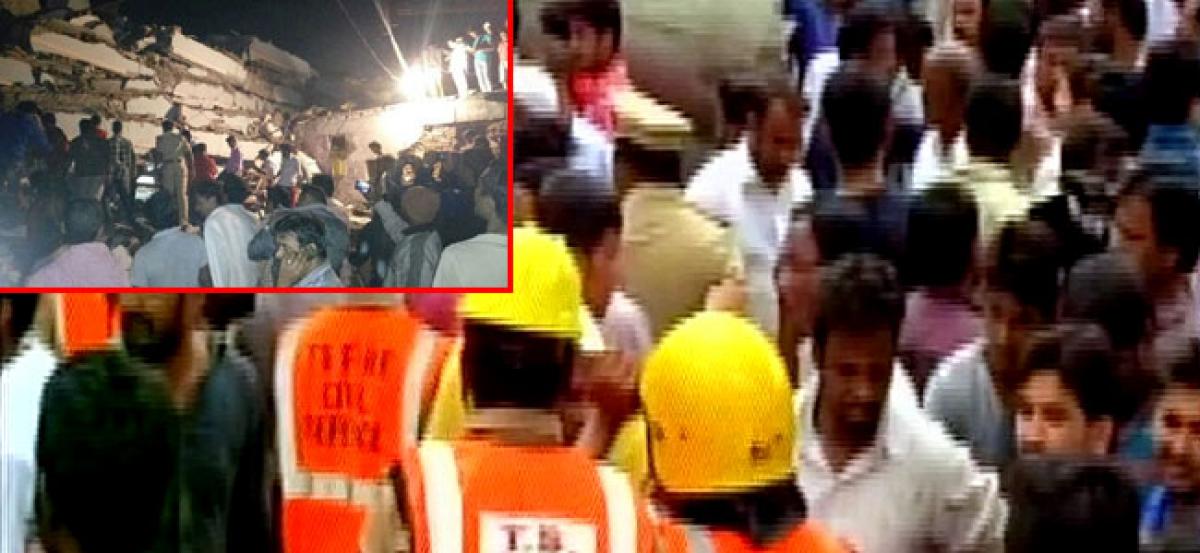 Two killed, 10 feared trapped in Hyderabad building collapse