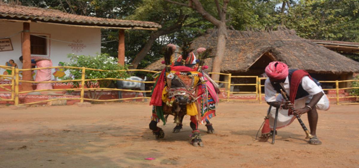 Gangireddu at Hyderabad Shilparamam