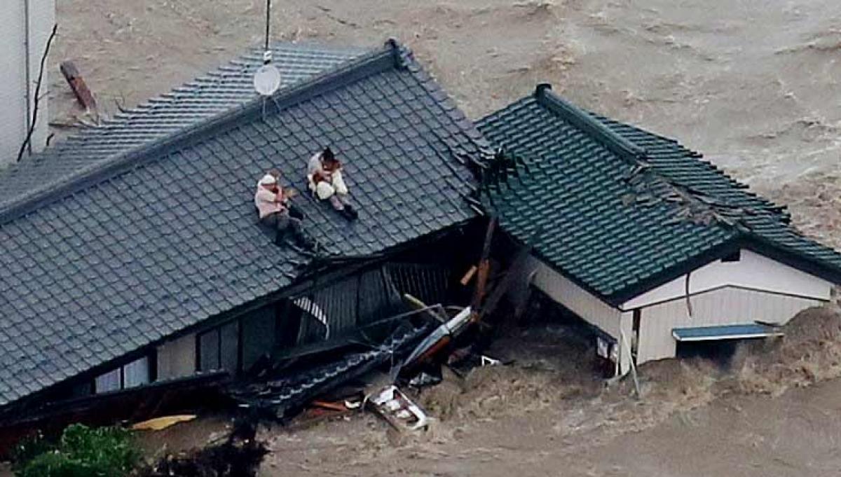 Japan floods: Almost 3 million advised to evacuate