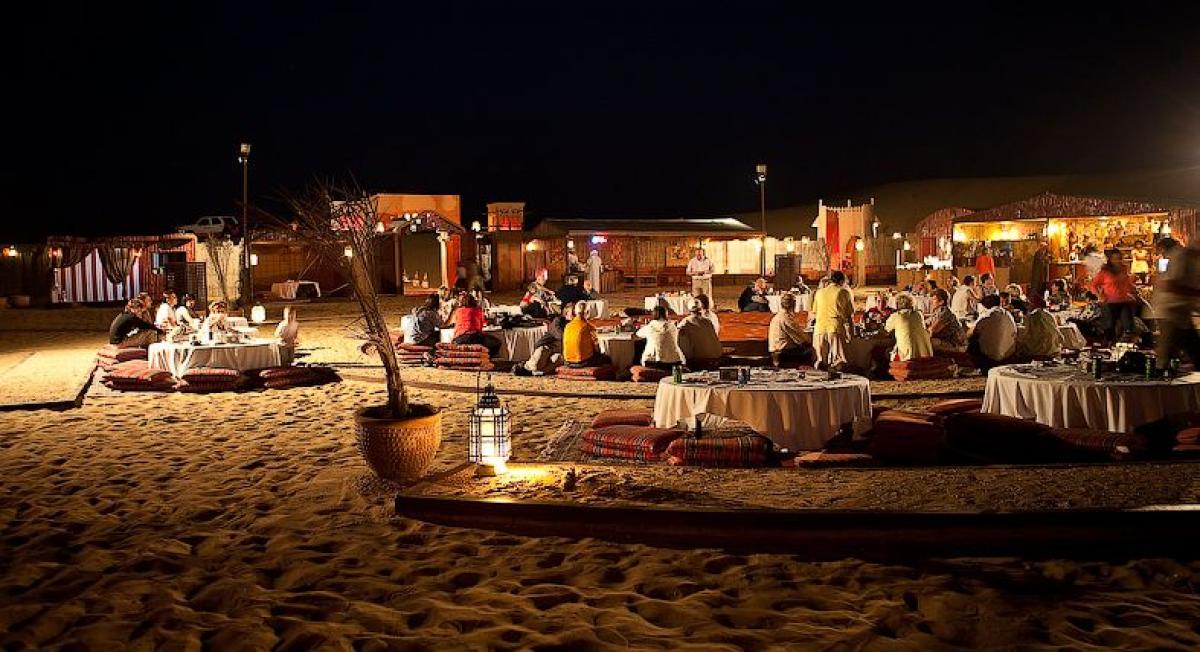 Belly dancing, sand bashing in UAEs desert safari