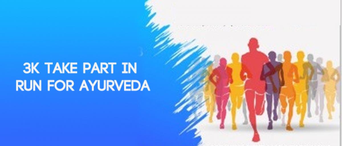 3k take part in Run for Ayurveda