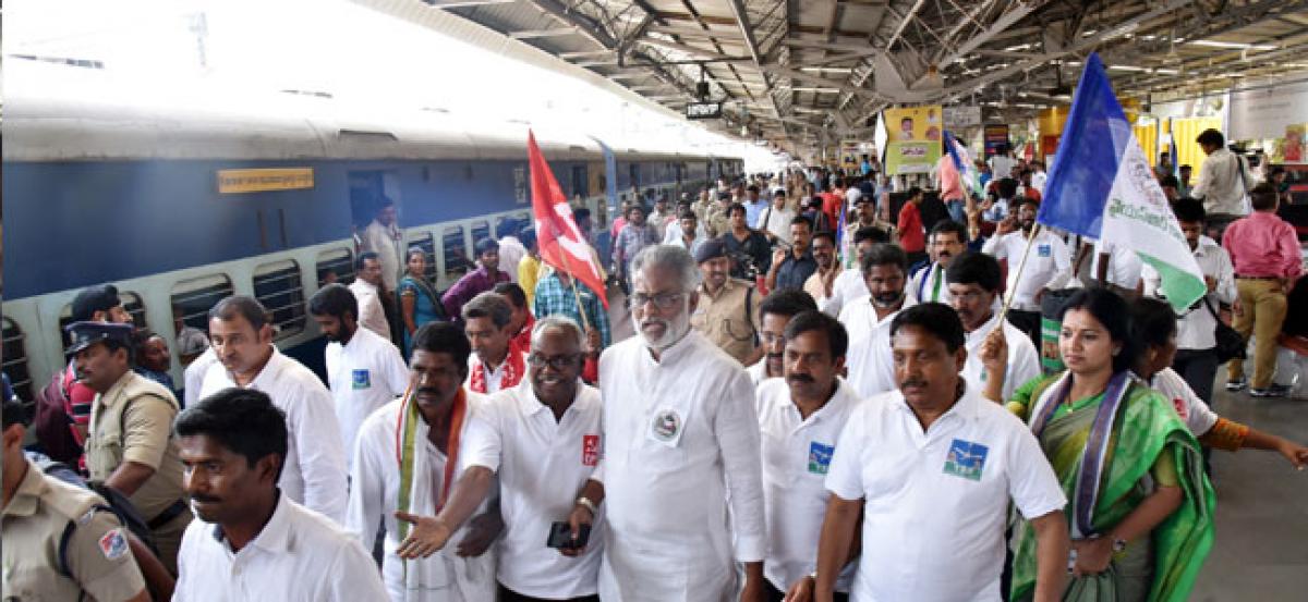 Left, YSRCP demand Railway Zone in Vizag