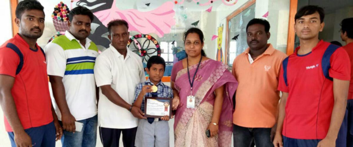 Ravindra Bharathi Public School student Ramchand selected for state Pesapallo team