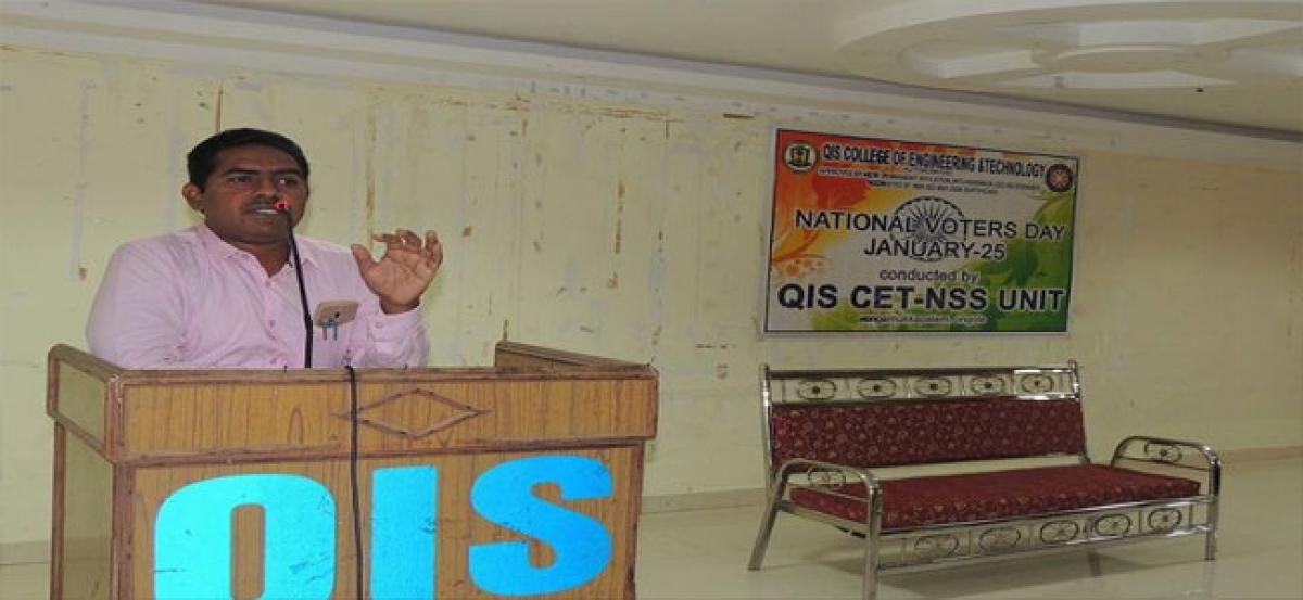 QIS holds awareness programme on vote