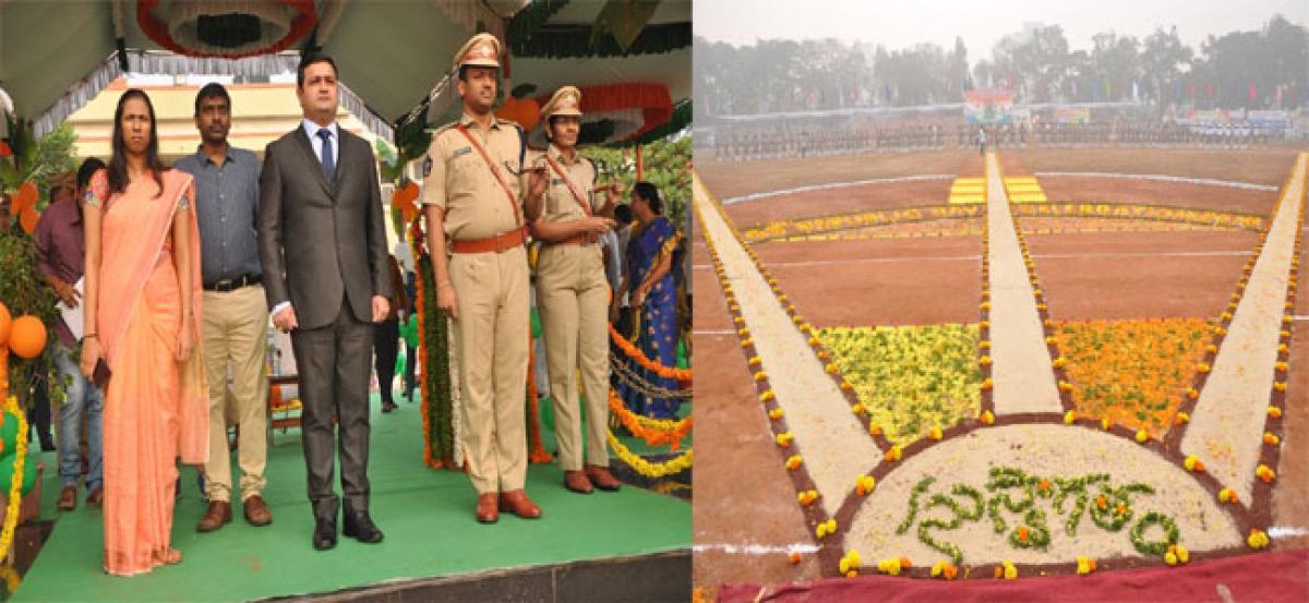 Republic Day celebrated at Police Parade grounds