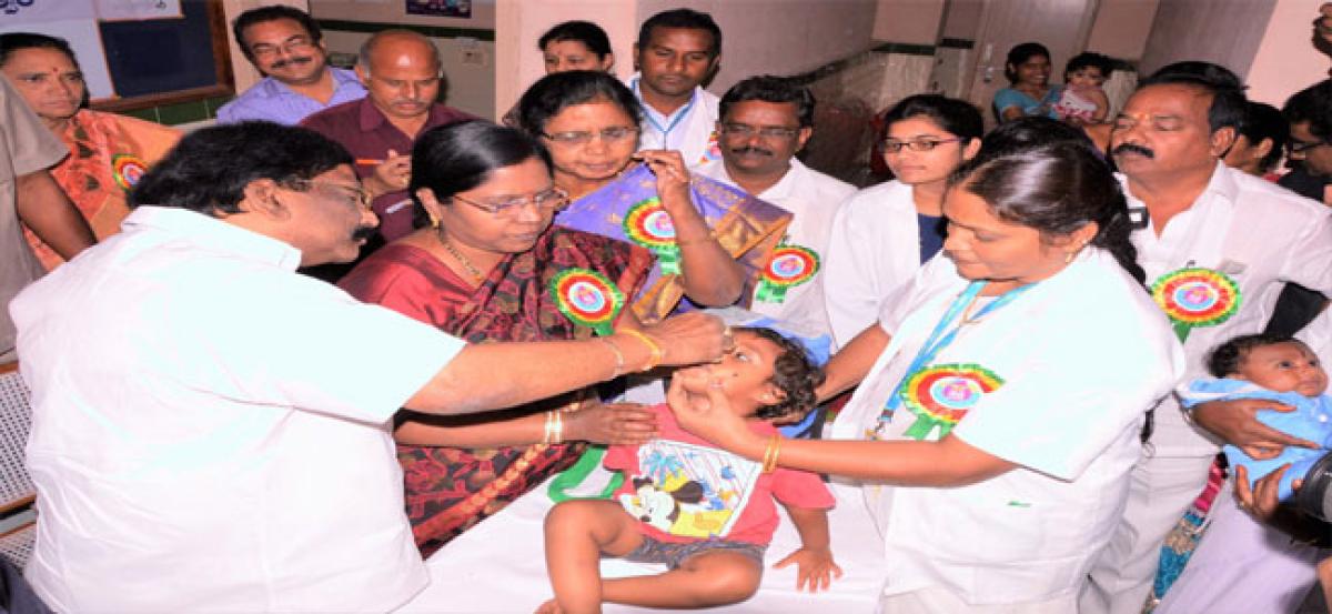 3.5 lakh Prakasam kids administered polio vaccine