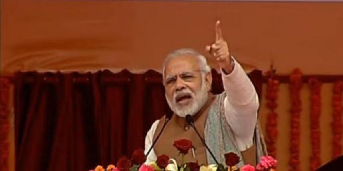 Rivals busy saving black money: PM Modi