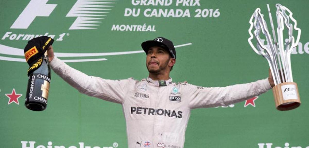 Hamilton wins; dedicates it to Ali
