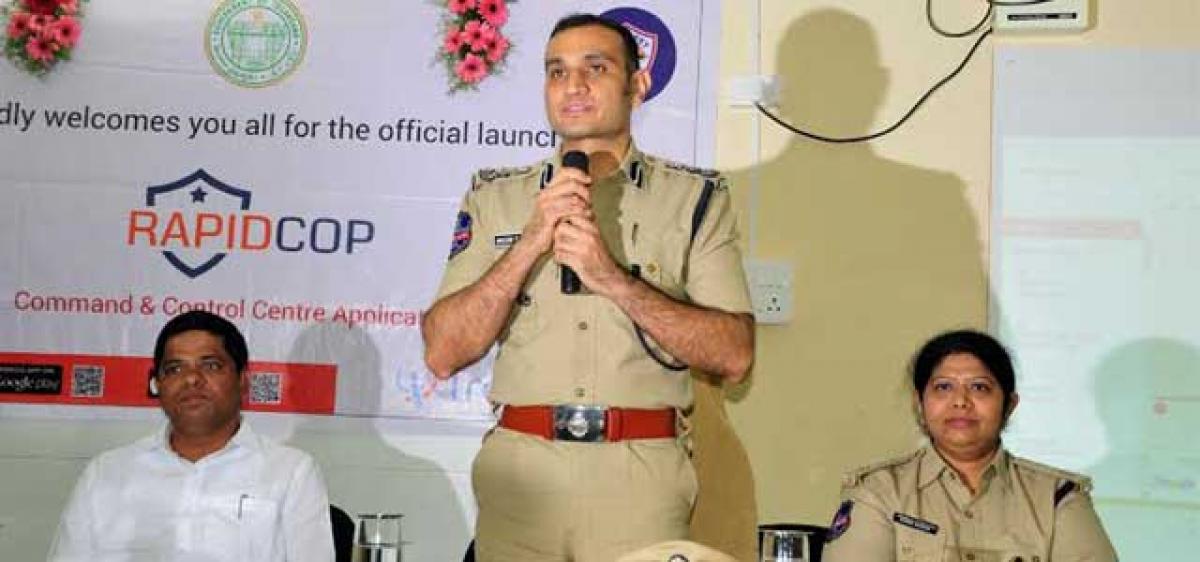 Rapid Cop app to facilitate instant reporting of crime in Suryapet