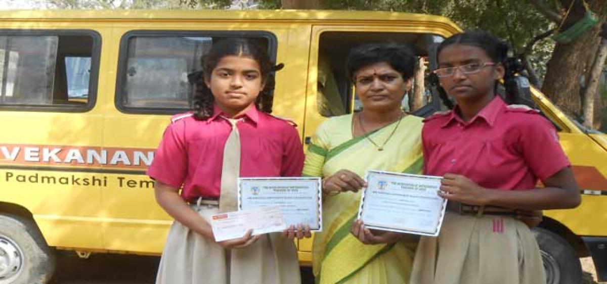 Hanamkonda students excel in Maths talent contest