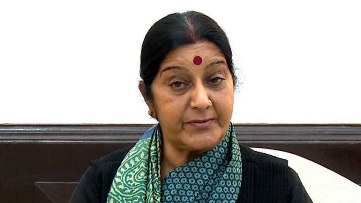 Sushma in Egypt, seeks early release of six Indian seamen