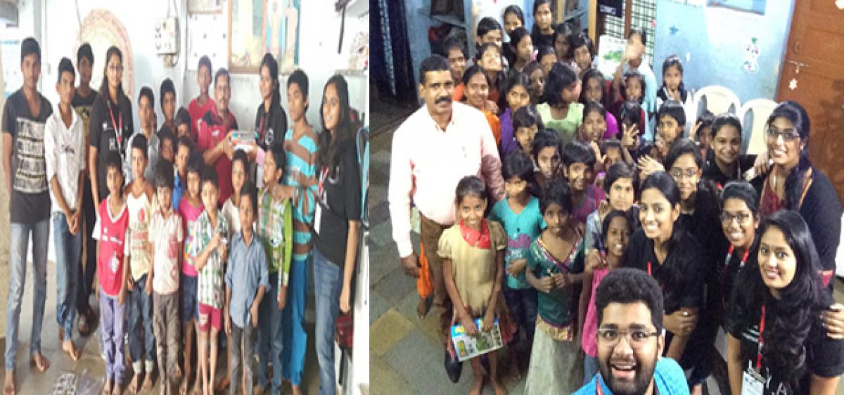 Spreading joy among the underprivileged