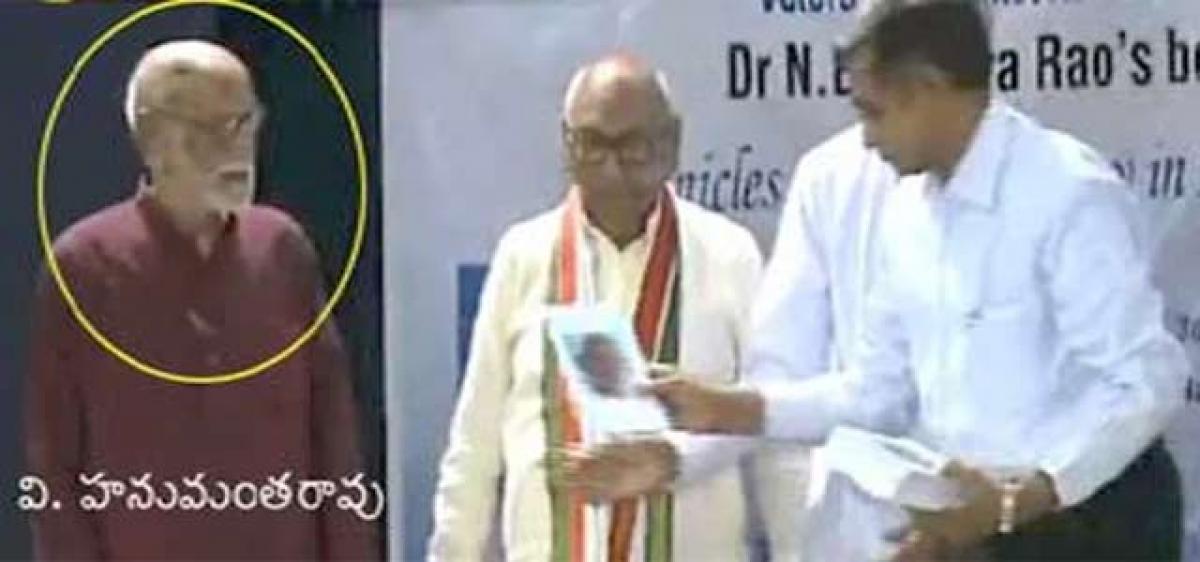 Journalist Hanumantha Rao dies at 91: KCR condoles