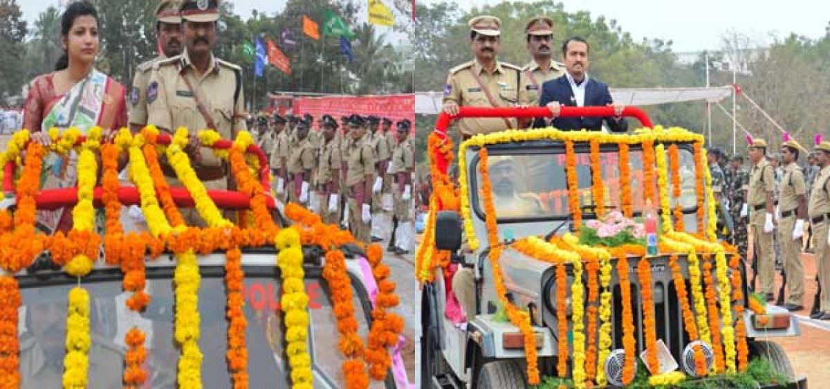 Twin Republic Day celebrations in Warangal city