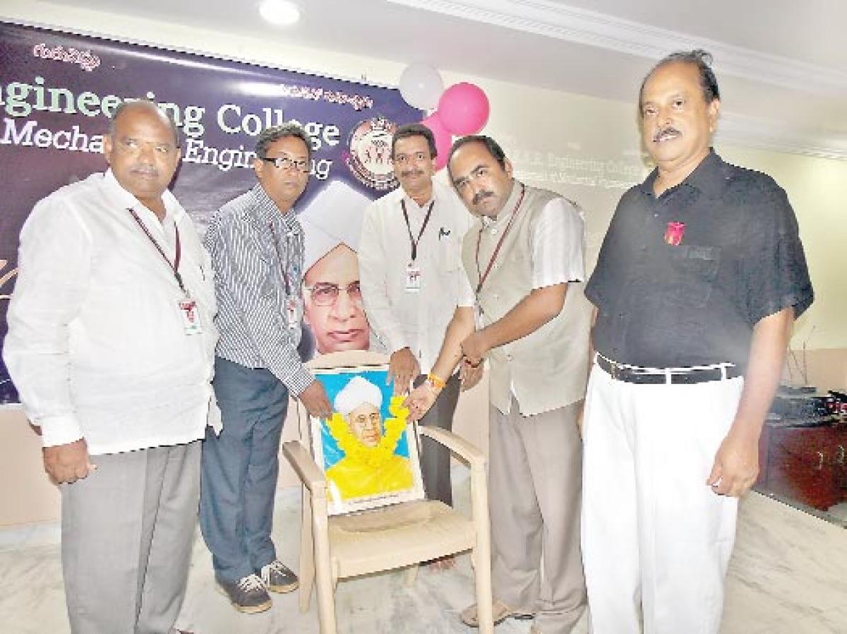 College pays rich tributes to Sarvepalli Radhakrishnan