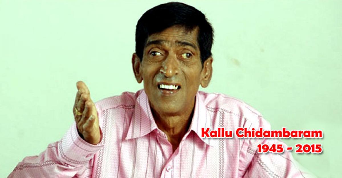 Comedian Kallu Chidambaram passes away