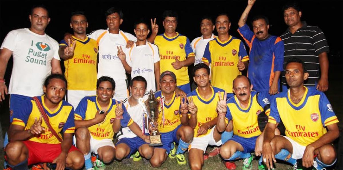 Soccer for charity in Assam