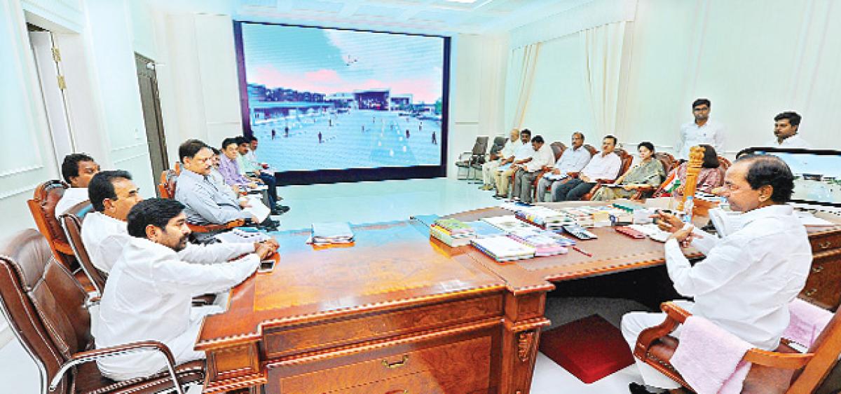 Ready office buildings within a year: KCR to officials