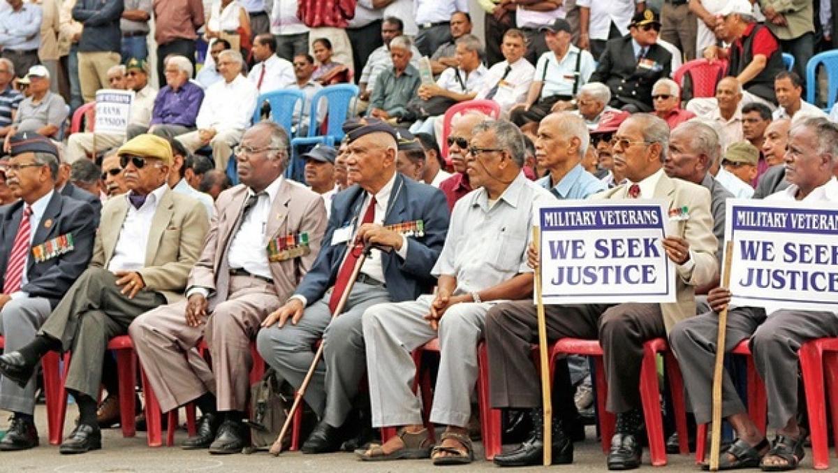 Infighting between veterans of OROP group spoils the show