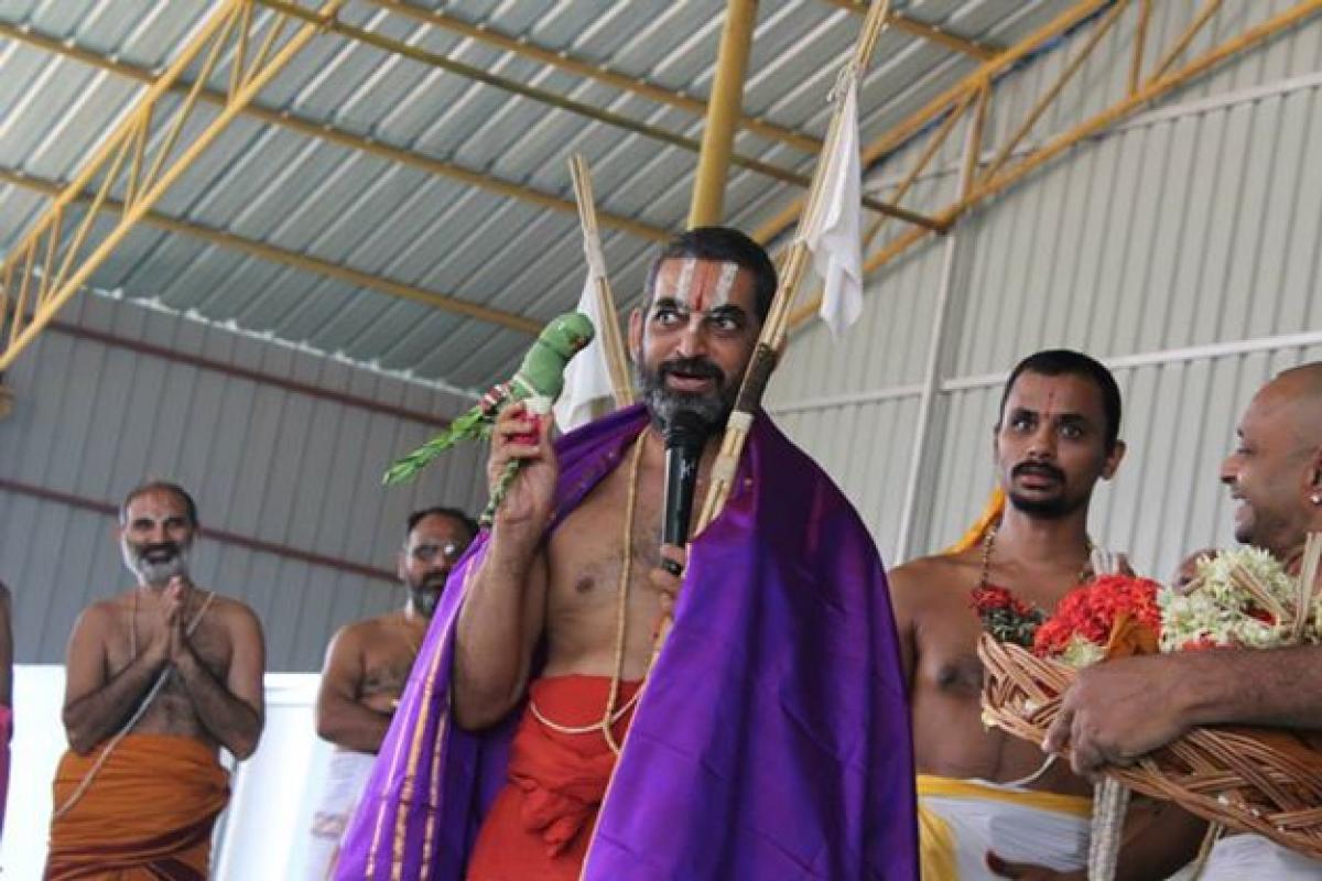 Chinna Jeeyar to take holy dip in Godavari on July 14