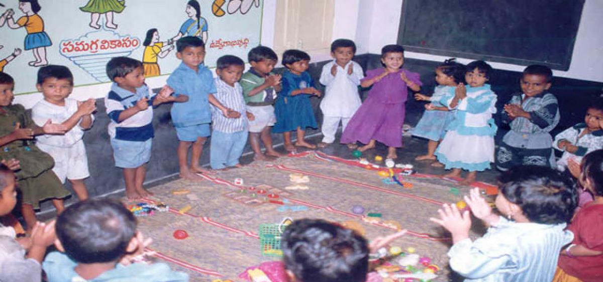 Half-day classes at Anganwadi centres sought