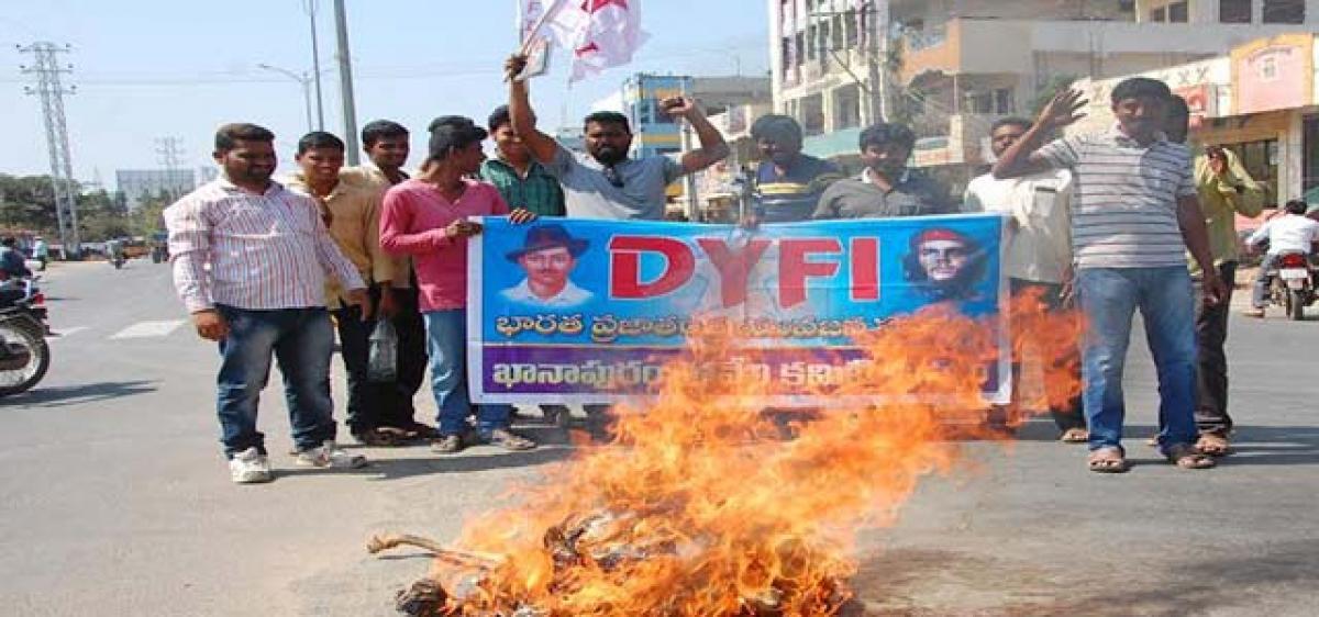 TJAC demands release of its leaders, holds rally in Khammam