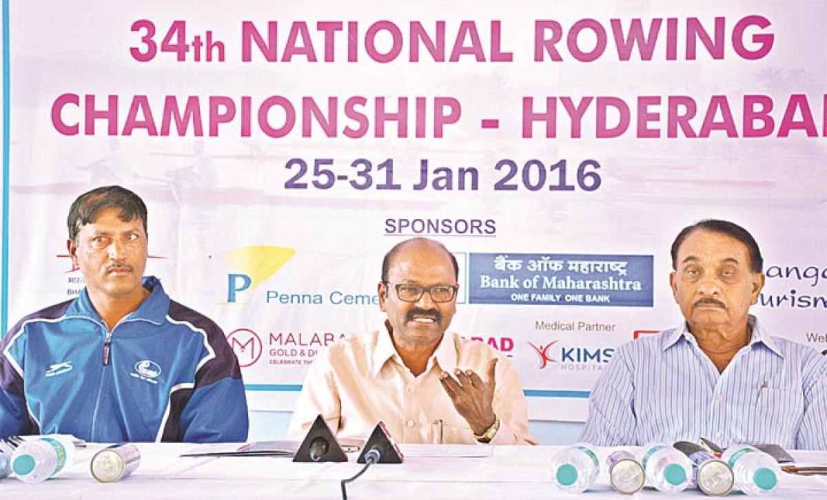 National rowing in Hyderabad from Tuesday