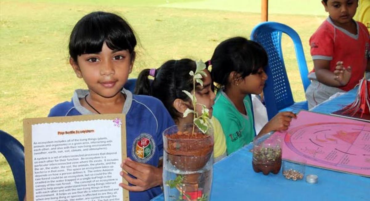 Trio students show their innovation at Science week