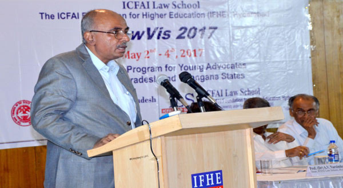 Orientation programme for young advocates held in Hyderabad