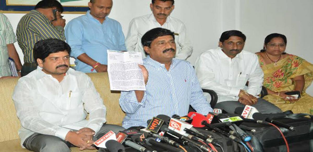 Mudragada is doing more harm than good to Kapus, says Ganta