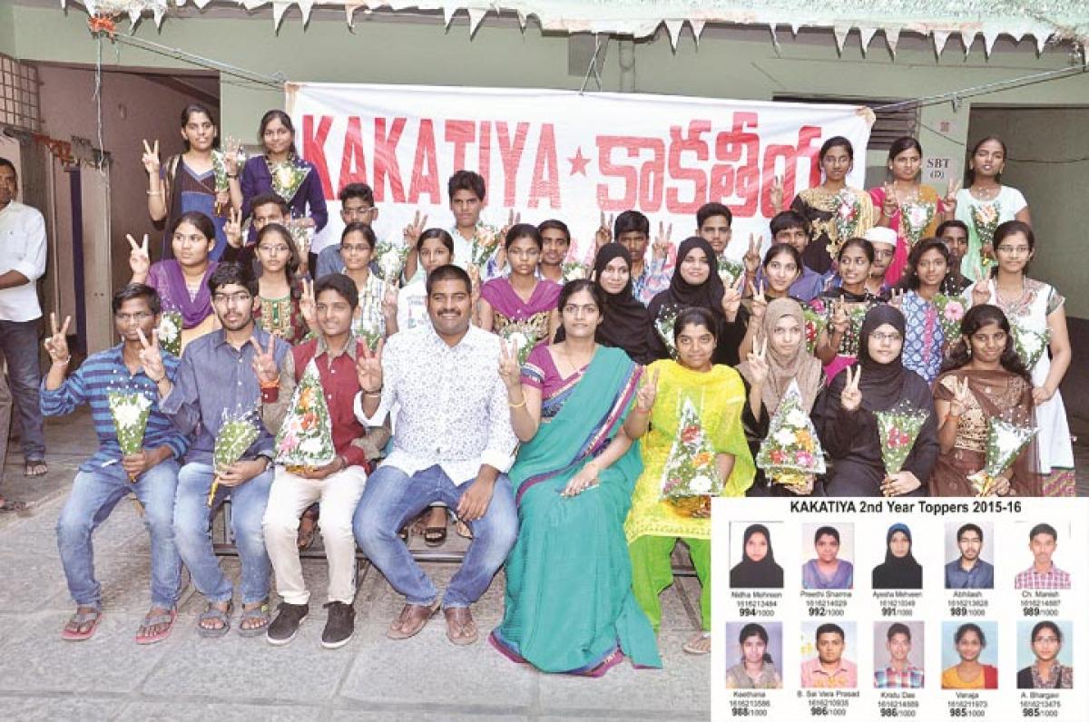 BPC students of Kakatiya Junior College bag state top ranks