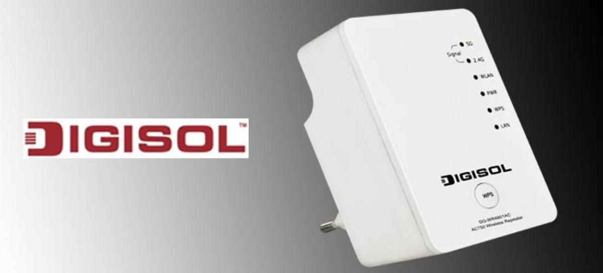 DIGISOL launches AC750 Dual Band Wireless Range Extender