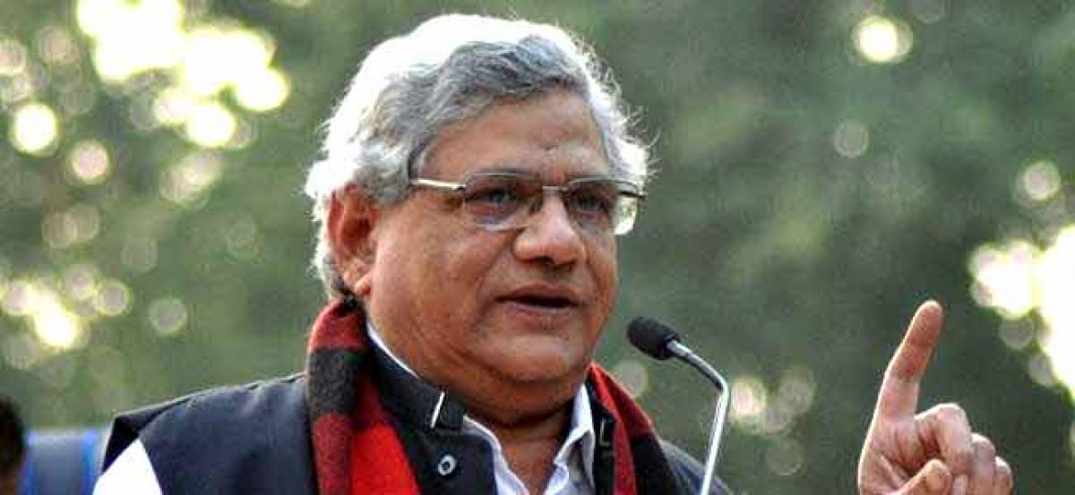 Modi government subverted Jai Hind to Jio Hind: Sitaram Yechury