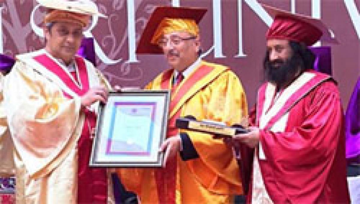 Honorary doctorate for Mahesh Gupta, Founder Chairman, Kent RO
