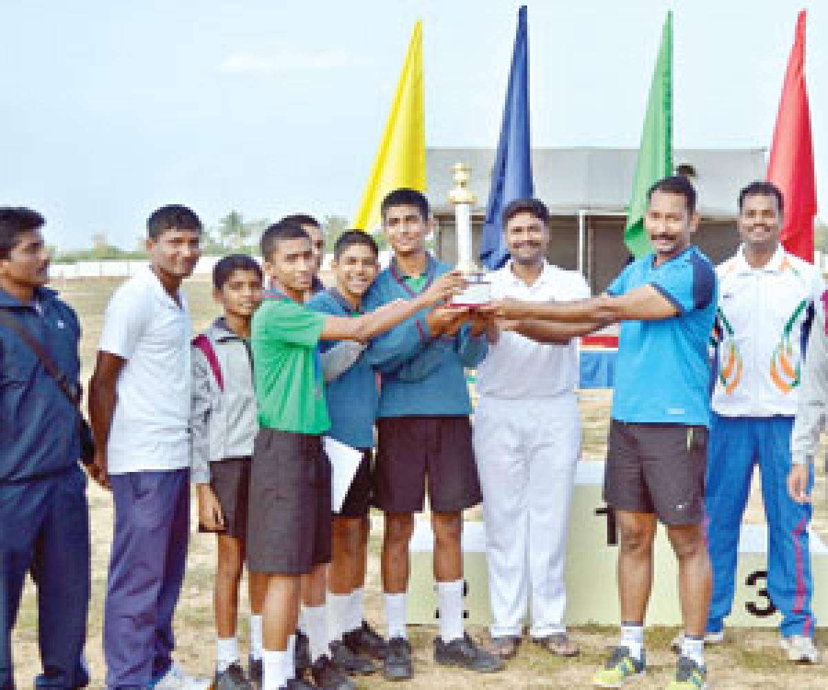 Inter-house cross country race organised