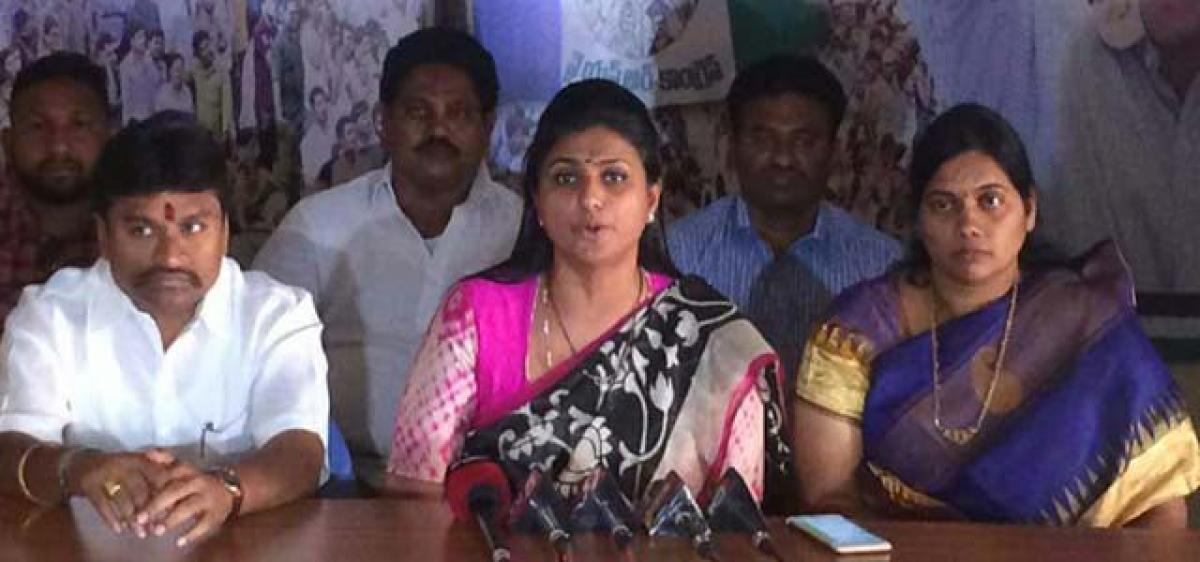 Anarchy prevailing in AP: Roja