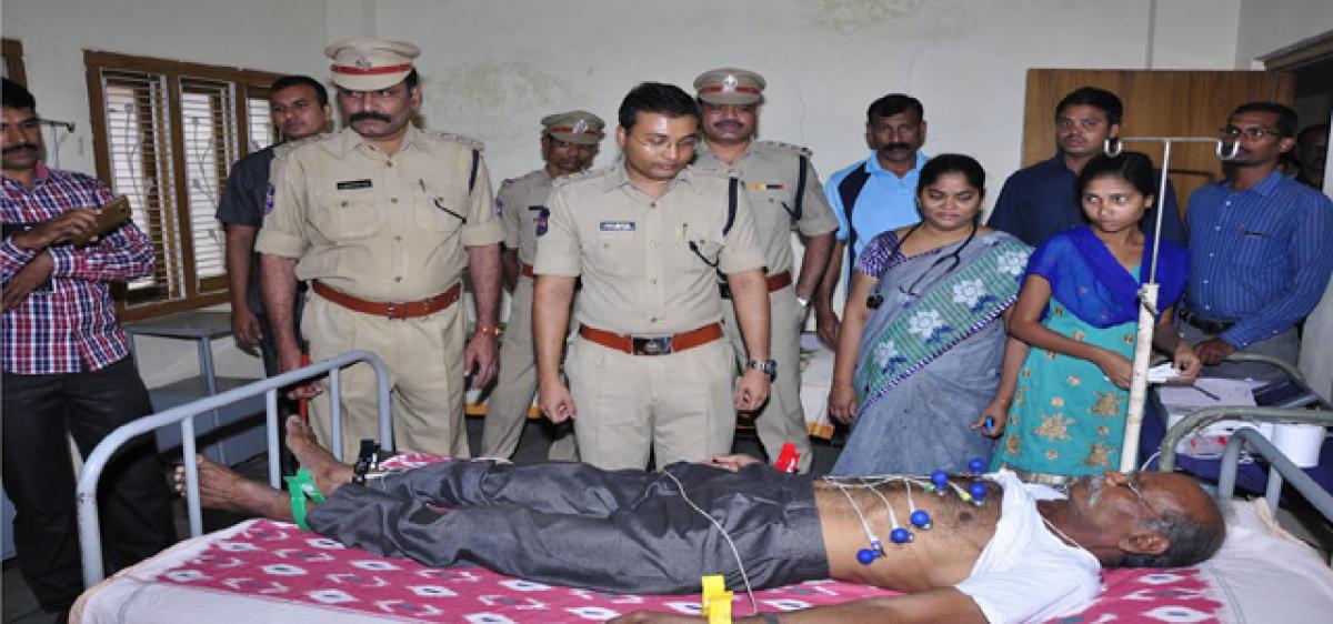 Free health camp for cops, kin held