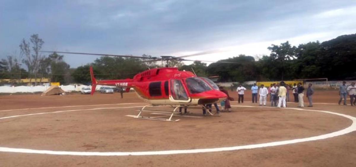 To hell with heli-tourism, shift this helipad