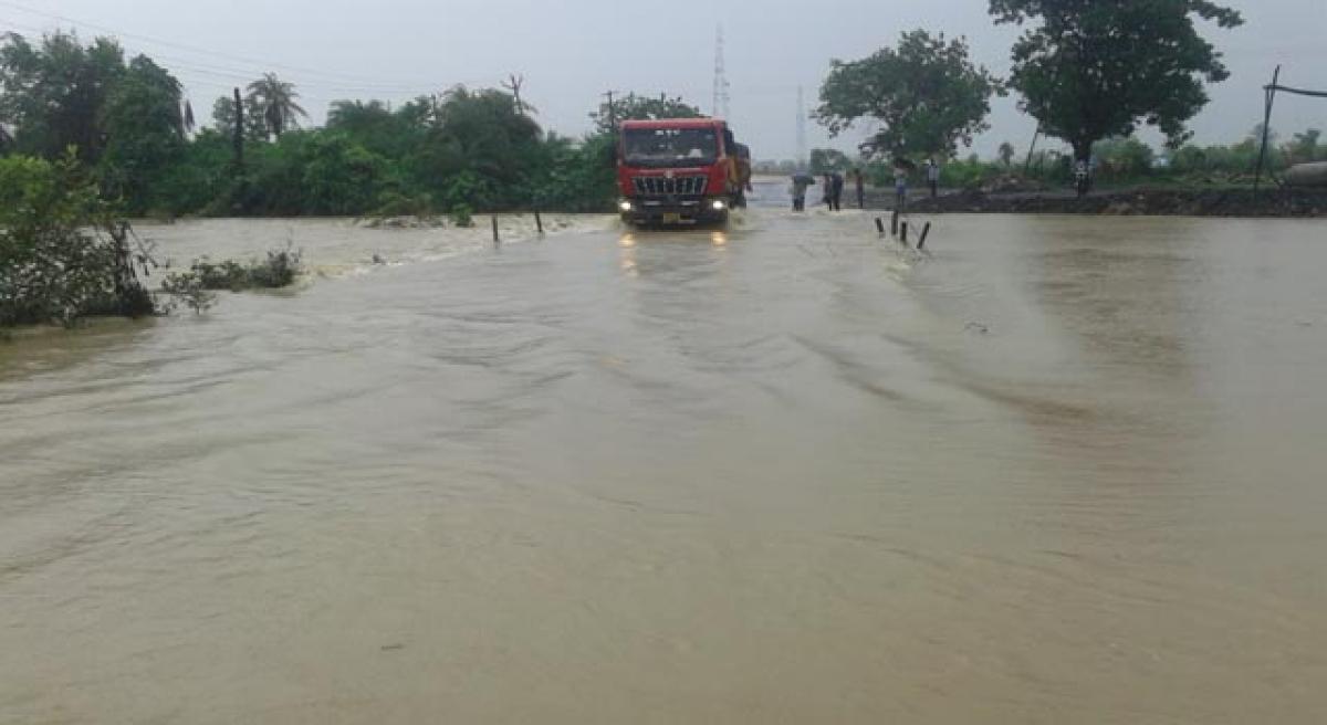 18 villages marooned in Adilabad.