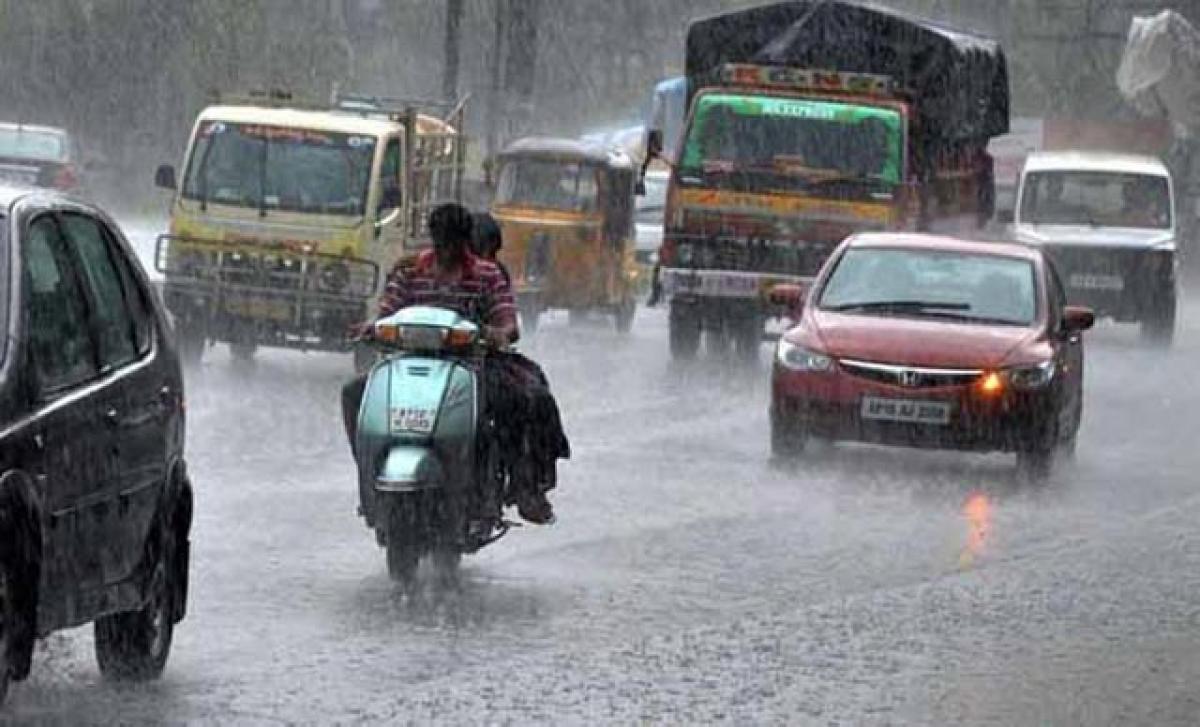 Heavy rain to lash Telangana State for 3 days