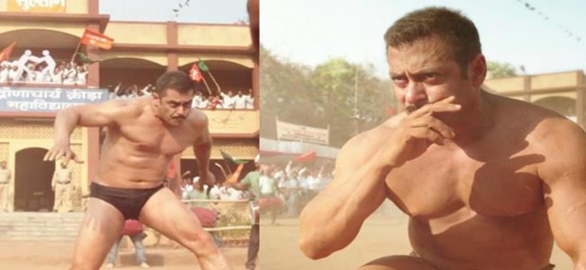 Salman flexing his muscles as wrestler in Sultan will rock box office.