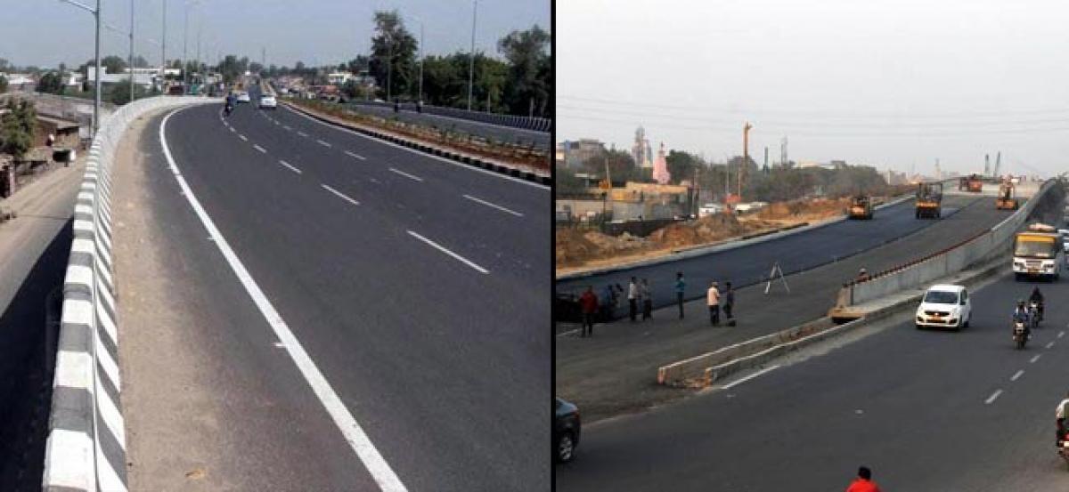 One side of Hero Honda Chowk flyover thrown open, to be completed by June 30